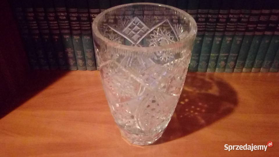 Kryształowy wazon PRL lata 70te lubelskie Zamość sprzedam