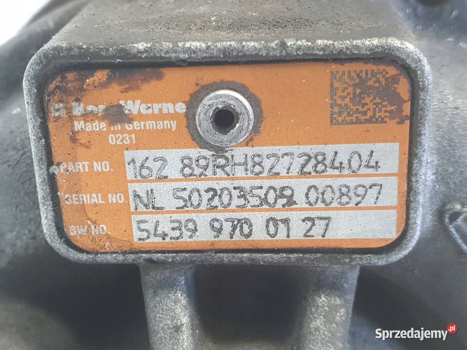 TURBOSPRĘŻARKA Renault Scenic III 15 DCI Chełm