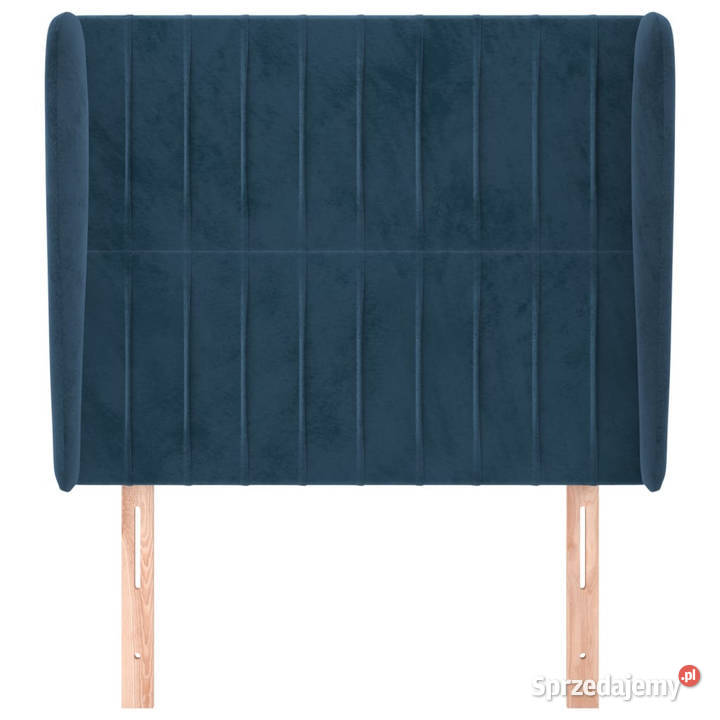Zagłówek uszak ciemnoniebieski 83x23x118128 mazowieckie