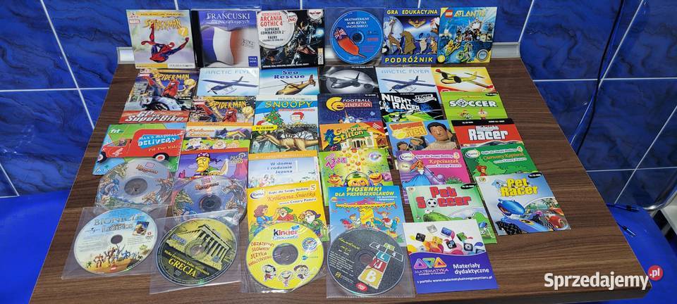 Kolekcja gier prog edukacyjnych bajek dzieci i Pozostałe Sosnowiec