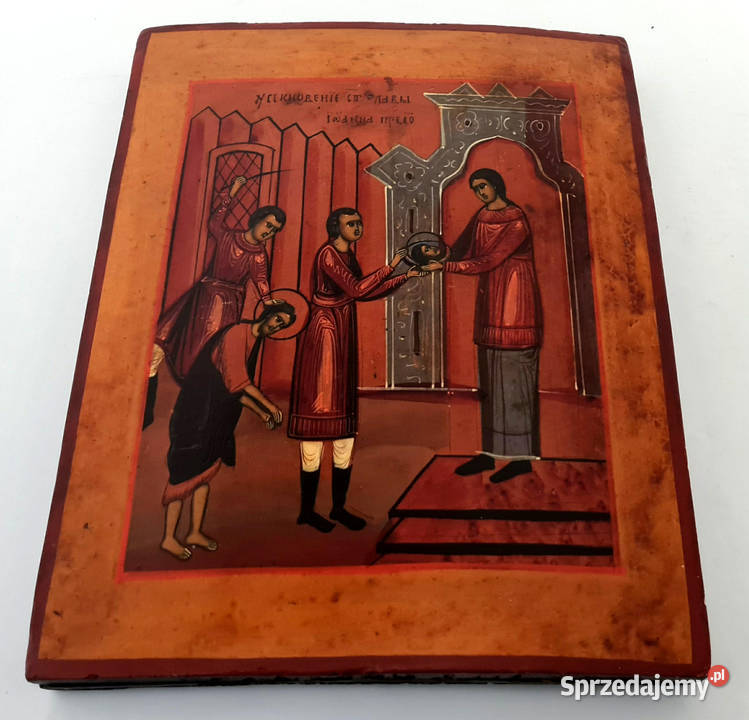 Ikona Ścięcie Świętego Jana Chrzciciela 0021 Warszawa