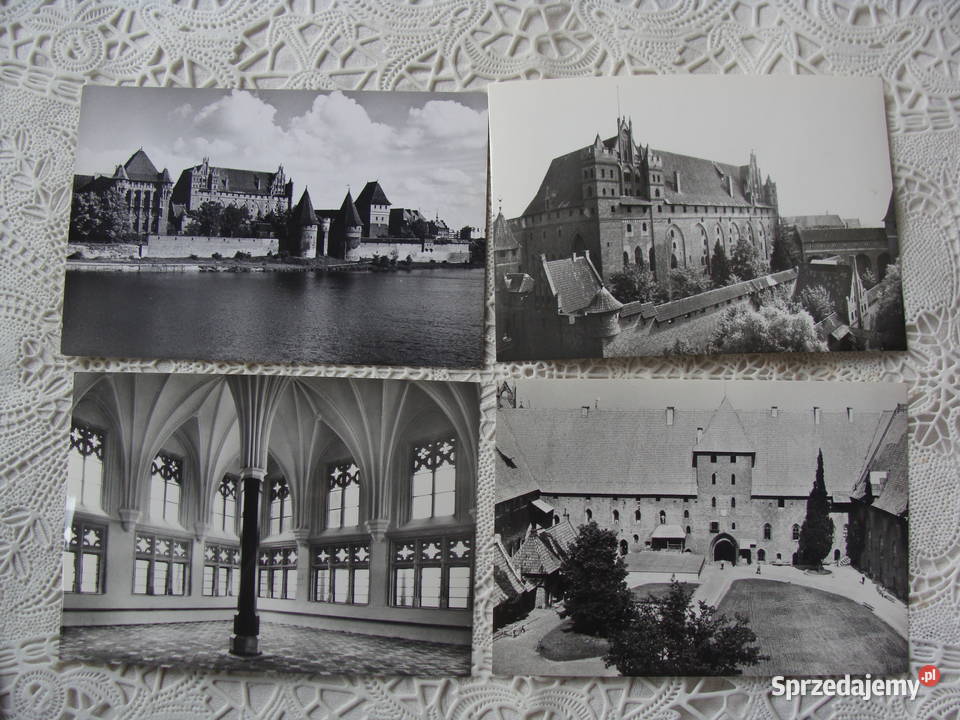 Pocztówki widokówki Malbork PRL wielkopolskie Poznań