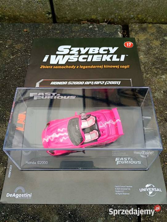 HONDA S2000 Fast furious Suki 143 deagostini Modelarstwo Warszawa sprzedam