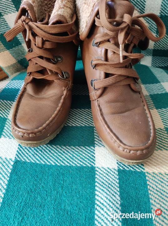 camel botki buty trzewiki półbuty kozaki na Kozaki Kielce sprzedam