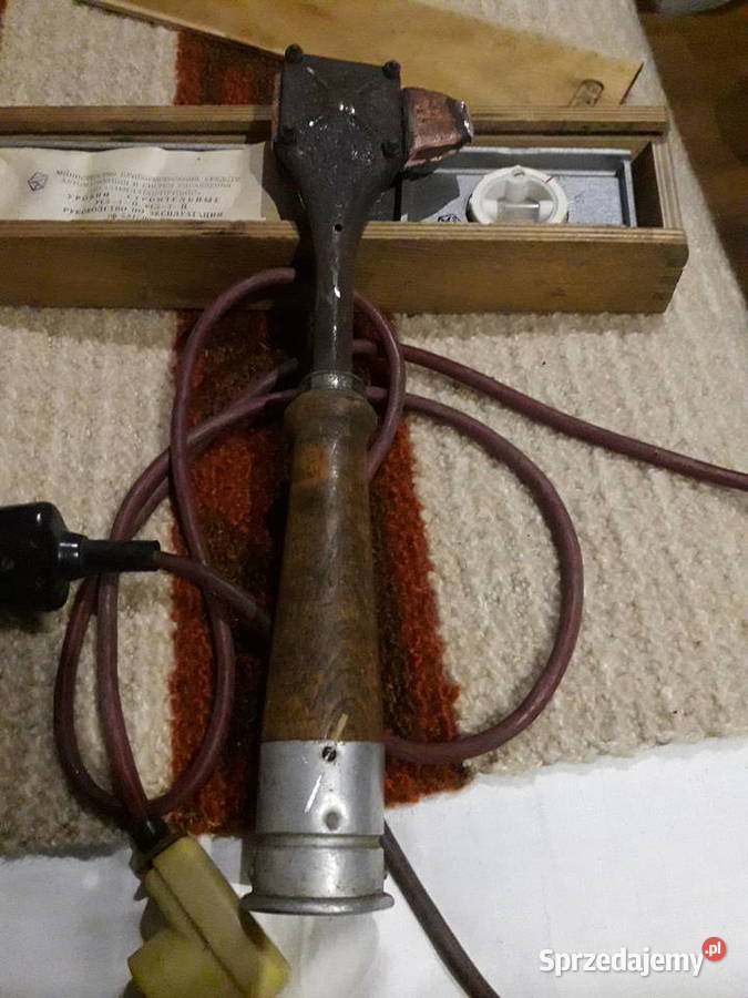 Zabytkowa lutownica kolba PRL sprawna grzałkowa Warszawa