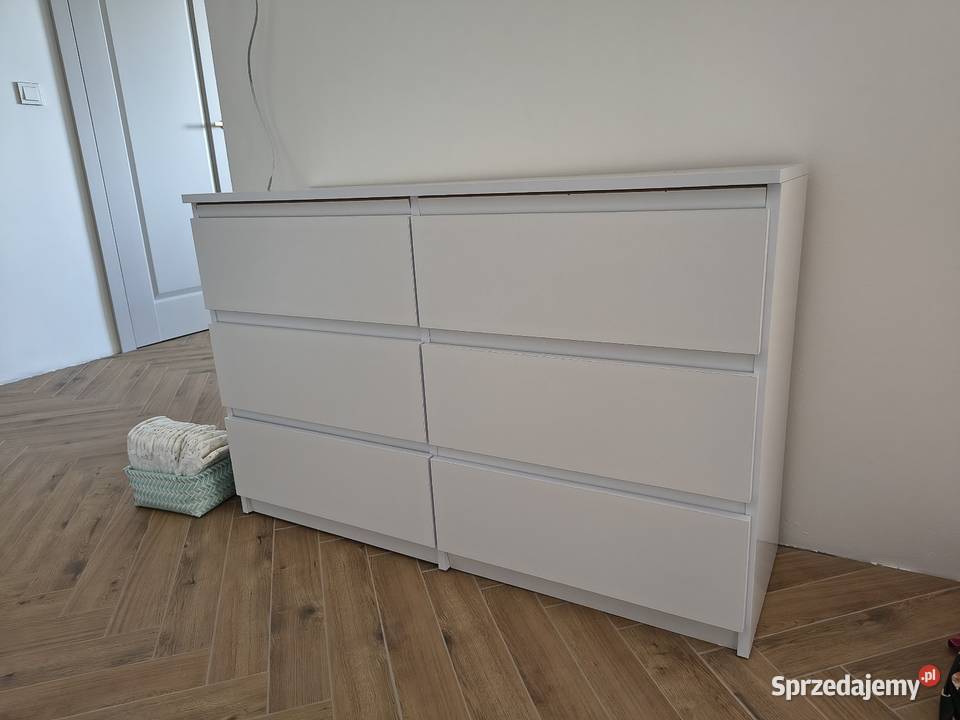 Komoda Biała z szufladami 120 szerokość Chełm