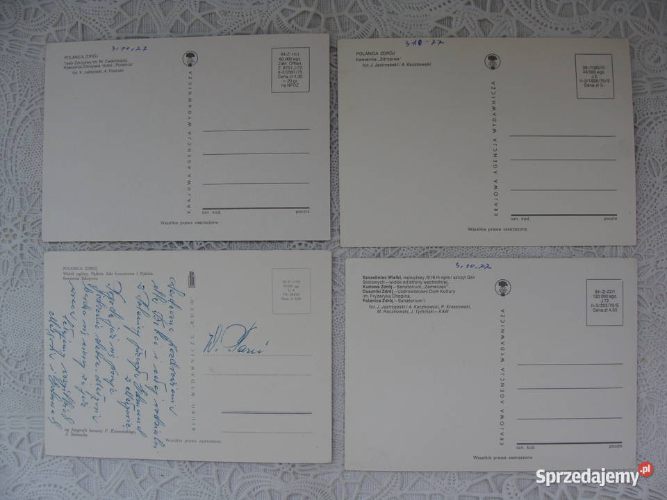Pocztówki Polanica Zdrój PRL Pozostałe