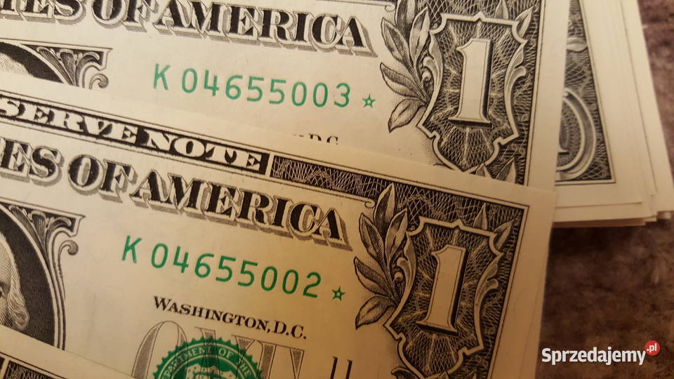 1 Dollar z Gwiazdką i wadą menniczą Paczka 100 Numizmatyka lubuskie