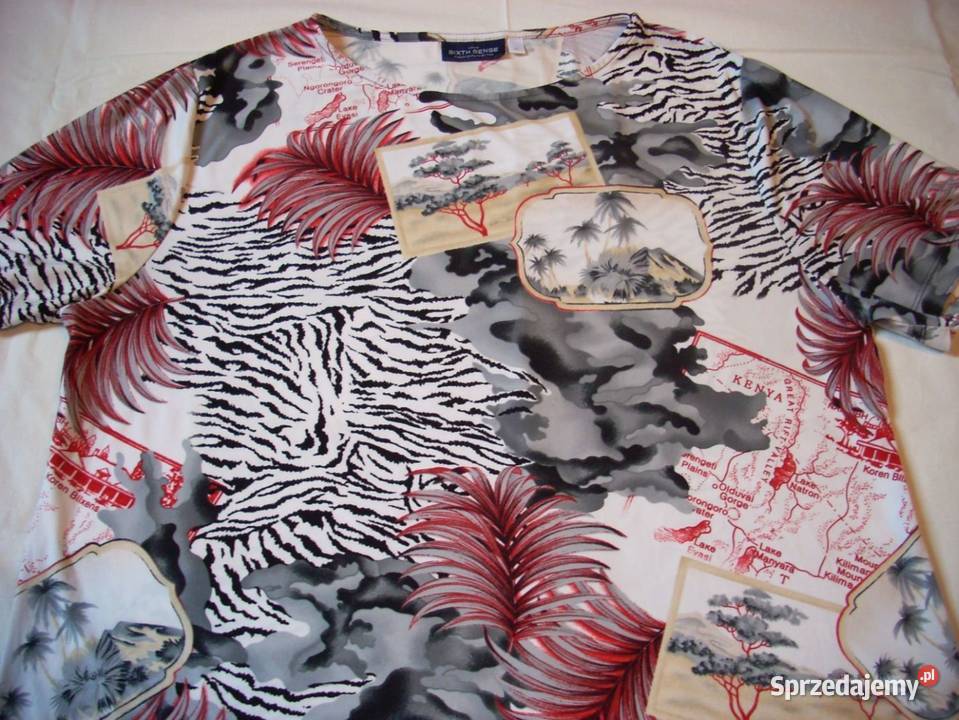 CA Milutka bluzka Zebra Liście 42 44 Nowy Sącz