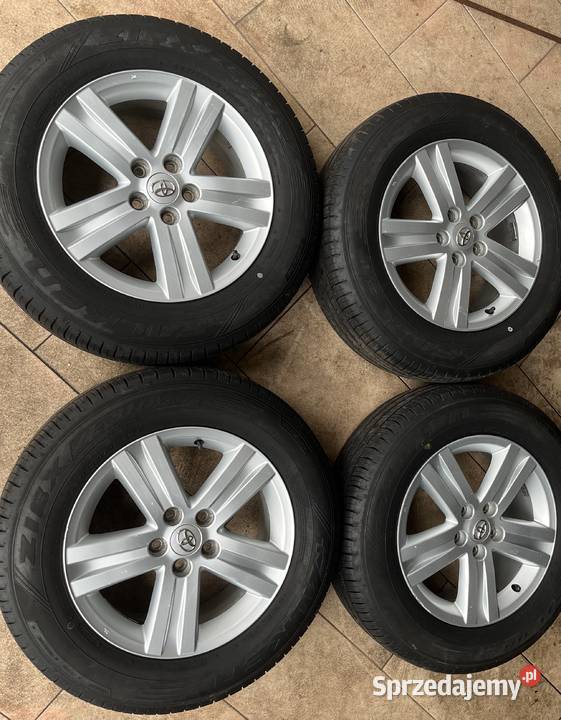 Felgi aluminiowe z oponami letnimi Nowa Wieś Grodziska sprzedam