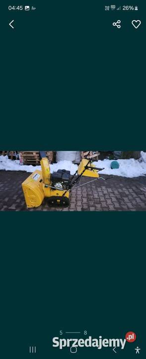 Odśnieżarka Gąsienicowa Holzinger HSF110 LE 11 Gliwice