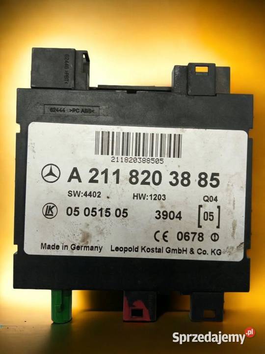 MODUŁ DRZWI KEYLESS 2118203885 MercedesBenz Komputery