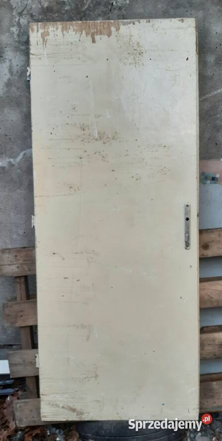 DRZWI 80 90 budowlane gospodarcze metalowe Warszawa sprzedam