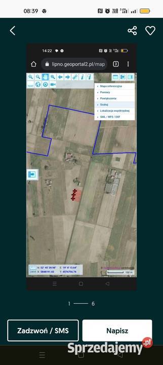 Działki budowlane 1200 m2 z warunkami zabudowy kujawsko-pomorskie Wichowo