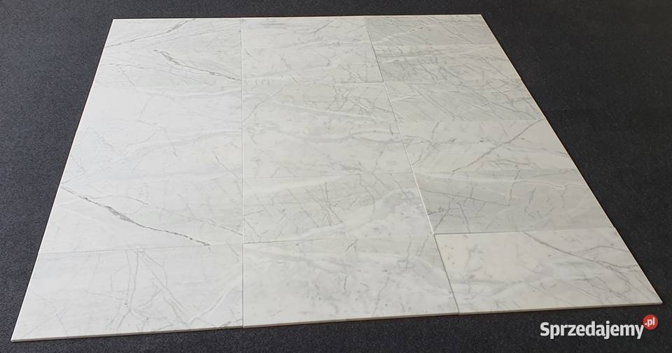 Płytki marmurowe Bianco Calacatta Matowe Dom i Ogród Bielawa