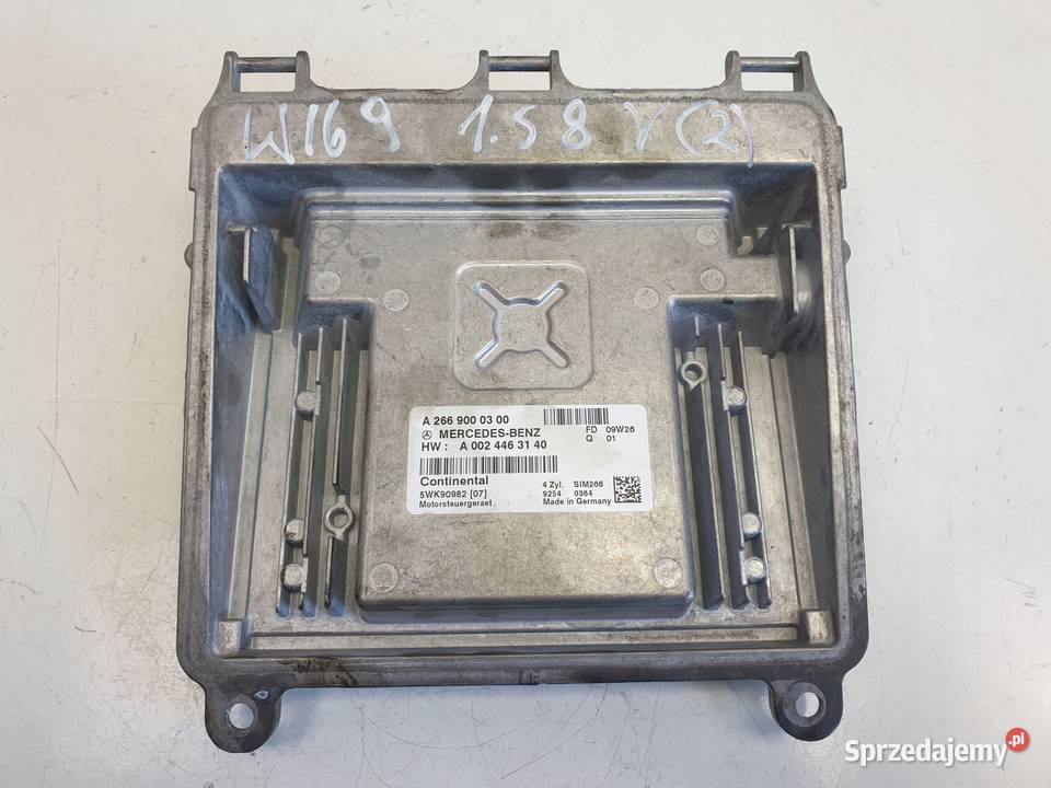 Mercedes W169 15 8V STEROWNIK SILNIKA Rudka