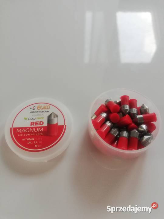 Śrut bezołowiowy czerwony RED MAGNUM 55 mm ostry