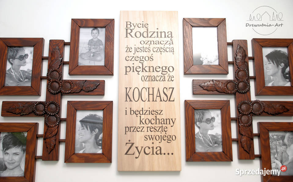 Galeria Multirama drewno Ramka na zdjęcia 10x15 Łódź