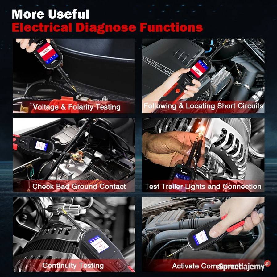 Tester elektryczny połączeń obwodów 1224V dolnośląskie Oleśnica