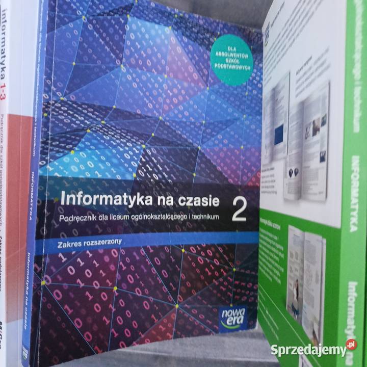 Informatyka na czasie Podręczniki Trójmiasto informatyka i technika Gdańsk sprzedam