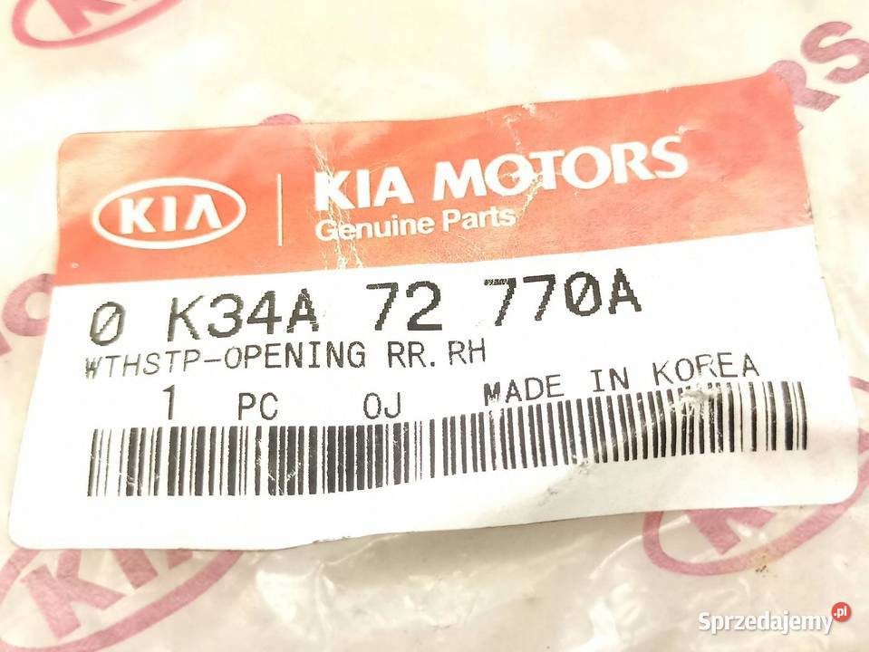 USZCZELKA DRZWI PRAWY PRZÓD KIA RIO 0005