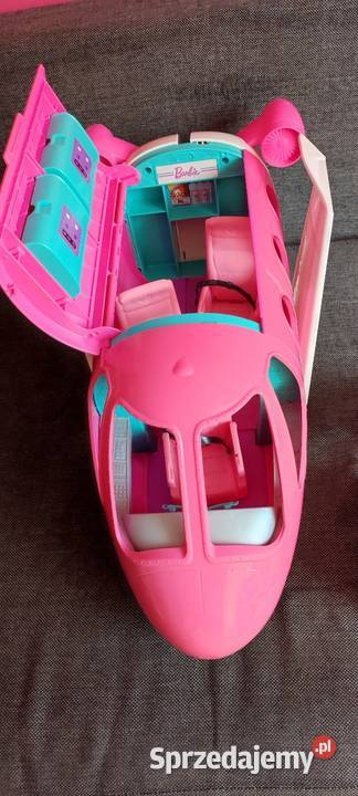 Samolot Barbie różowy duży Lalki i akcesoria kujawsko-pomorskie Bydgoszcz
