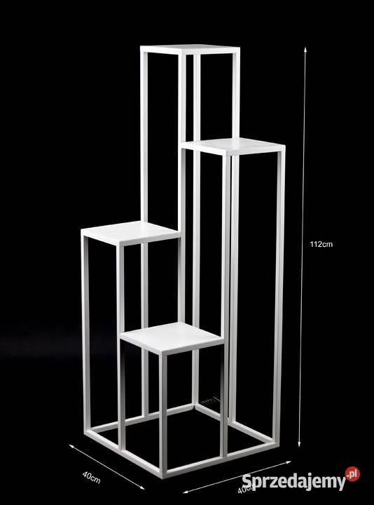 Kwietnik Metalowy Stojak na cztery kwiaty 112 Sobienie-Jeziory