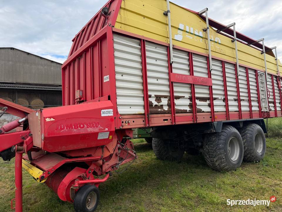 Przyczepa samozbierąjca Pottinger Jumbo 8000 dolnośląskie Nowa Ruda