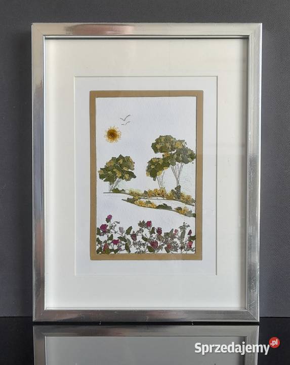 Obraz Kwiatowy w RamieRęczne Wykonanie Hand Made pomorskie sprzedam