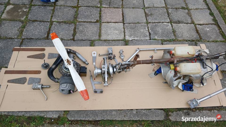 Helikopter plecak experymentalny projekt Gryfów Śląski