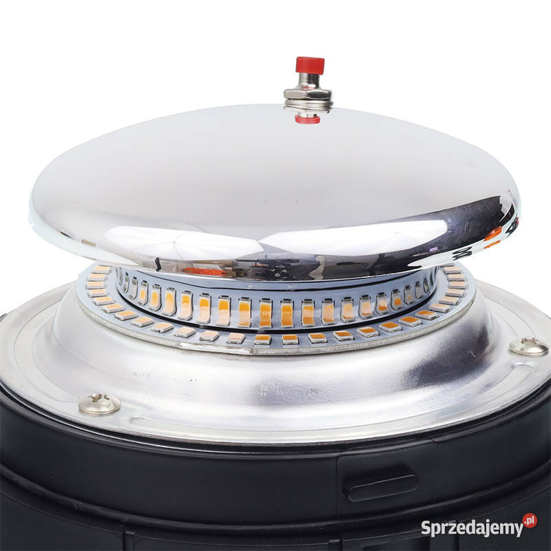 LAMPA OSTRZEGAWCZA KOGUT MAGNES 3 OTWORY 45 LED