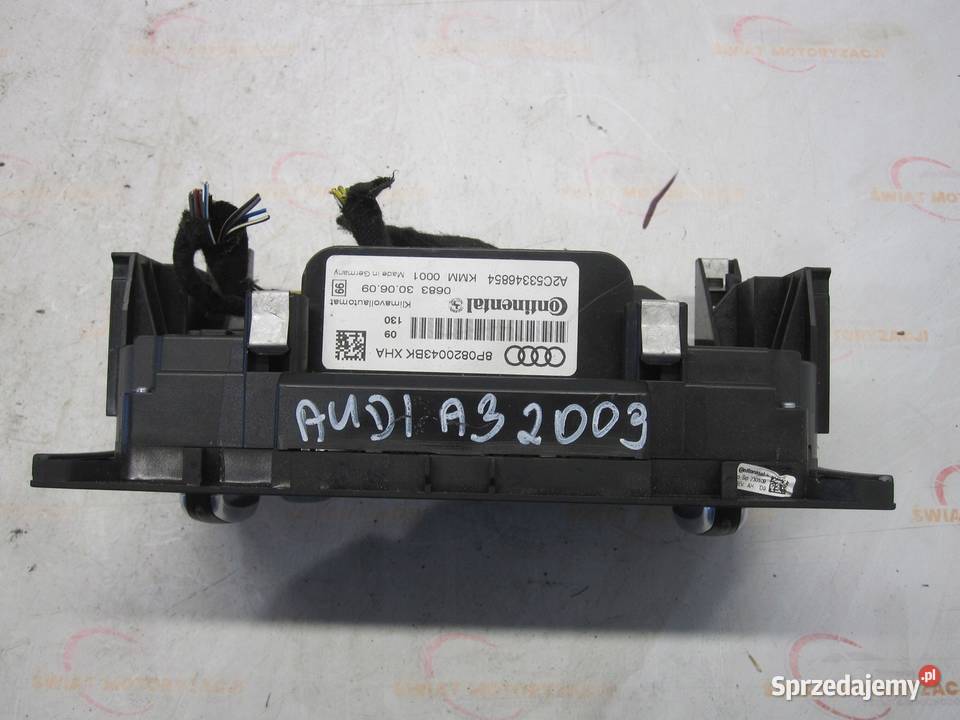 AUDI A4 B8 IV 08r panel klimatyzacji 8P0820043BK Panele sterowania, przełączniki świętokrzyskie Kielce sprzedam