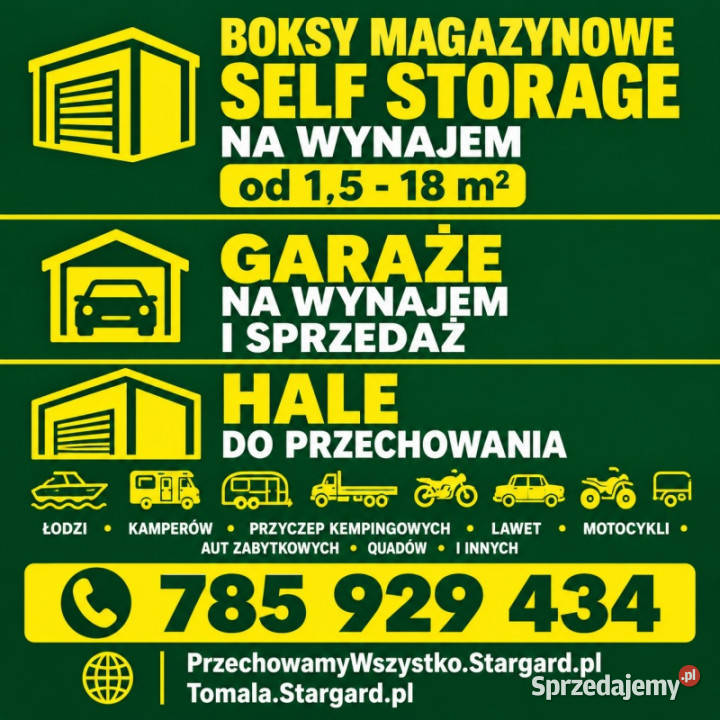 Boksy Magazynowe Garaże Hale Przechowywanie Szczecin