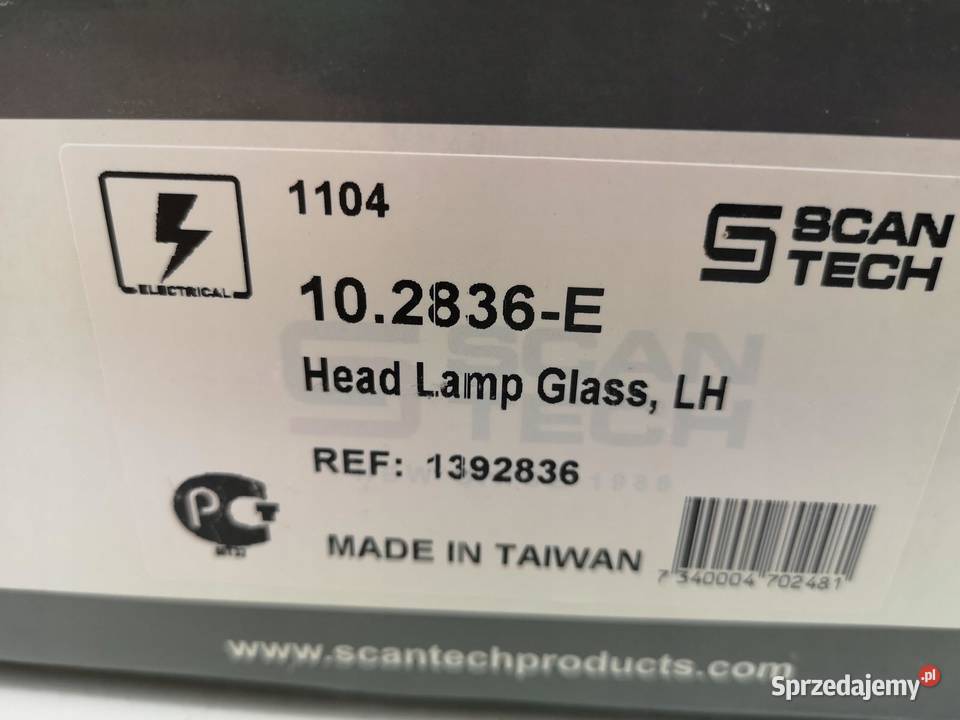 KLOSZ LAMPY LEWY PRZÓD VOLVO 740 8489 760 8287 osobowe Pozostałe sprzedam