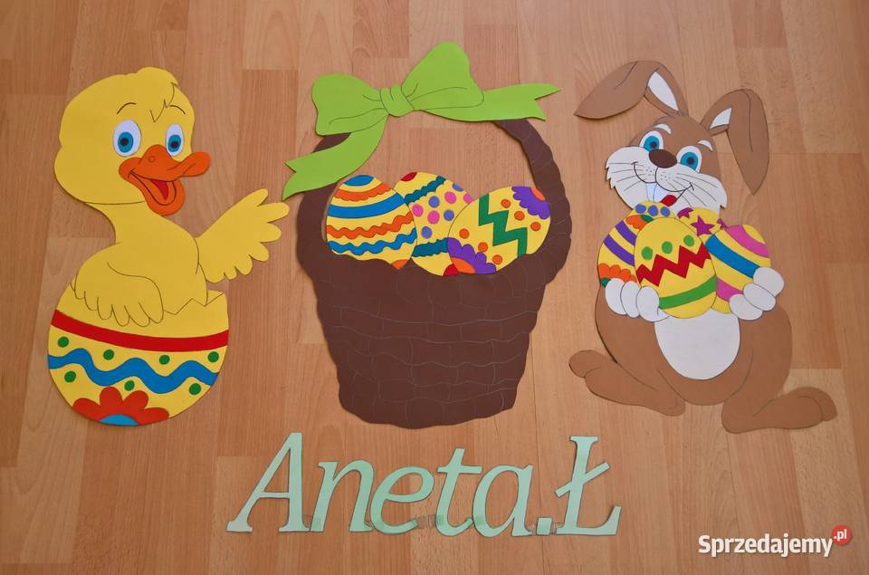 Dekoracje na Wielkanoc z brystolu Ryki