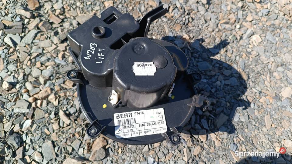 Dmuchawa nawiewu wentylator Mercedes W203 lift Radłów