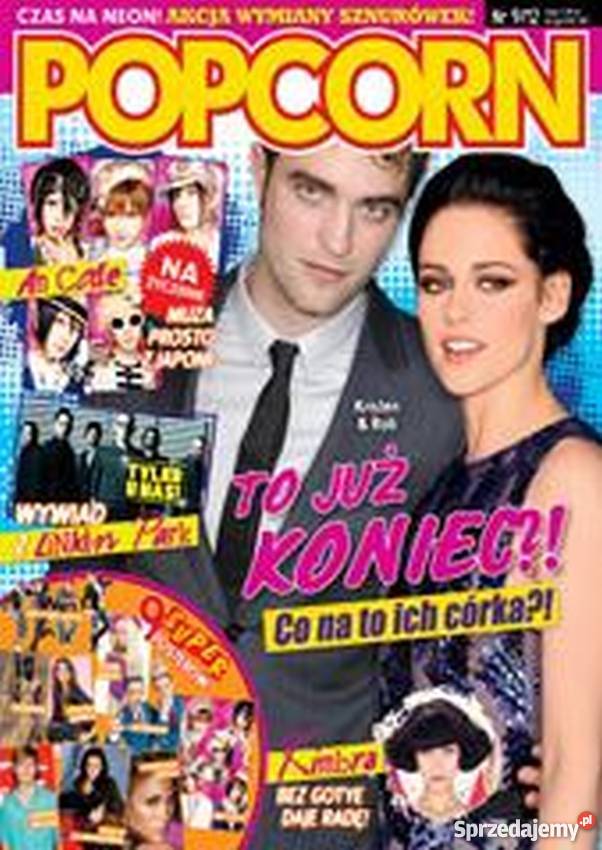 POPCORN 2012 09 KRISTEN STEWART ROBERT PATTINSON Warszawa