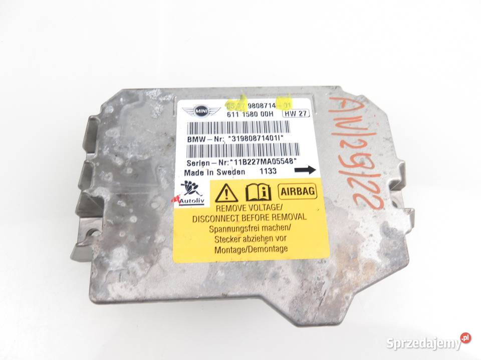 MODUŁ AIRBAG MINI MINI CLUBMAN R55 9808714