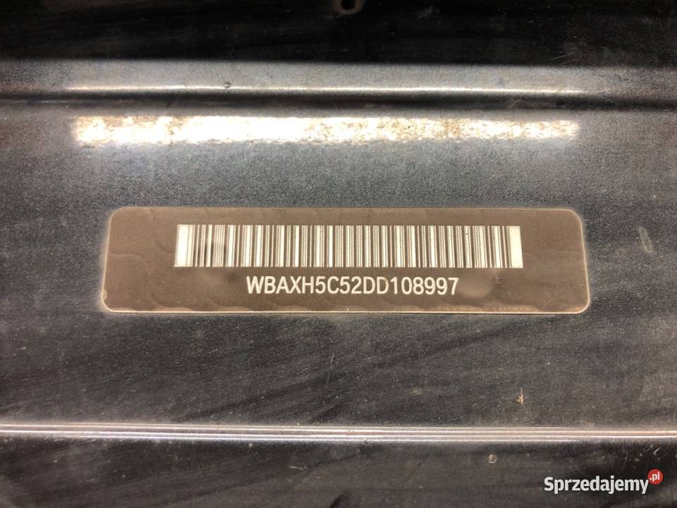 TYLNA KLAPA BMW F10 Hatchback 0916 TYLNA