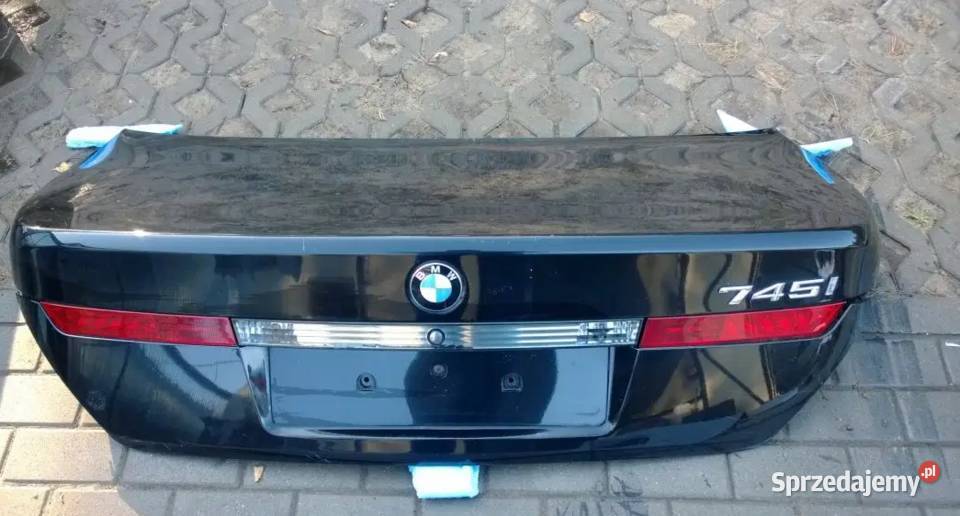 BMW 7 E65 PRZED LIFTEM KLAPA TYŁ TYLNA CZARNA