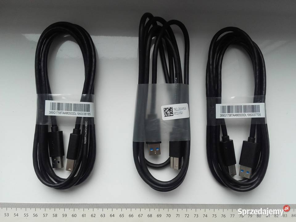 Kabel USB30 AB 190 kolor czarny NOWY Bydgoszcz