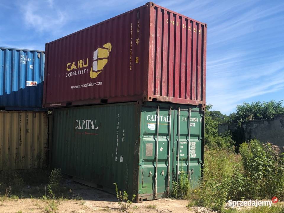 Kontener morski magazynowy 20 używany 6 m Kraków sprzedam