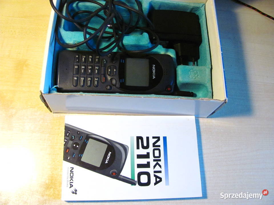 Stary telefon komórkowy NOKIA 2110 w pudełku Łódź