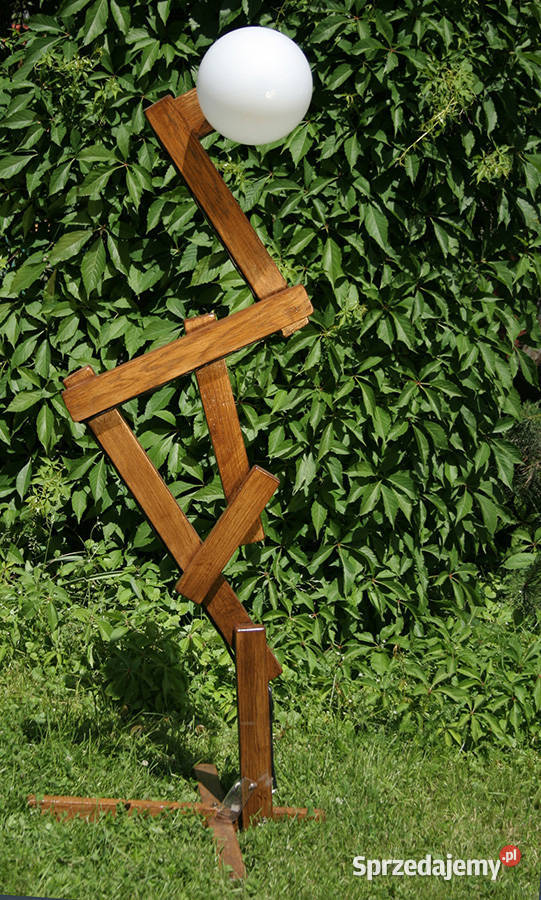 Dębowa lampa ogrodowa ARTstyle design Pozostałe