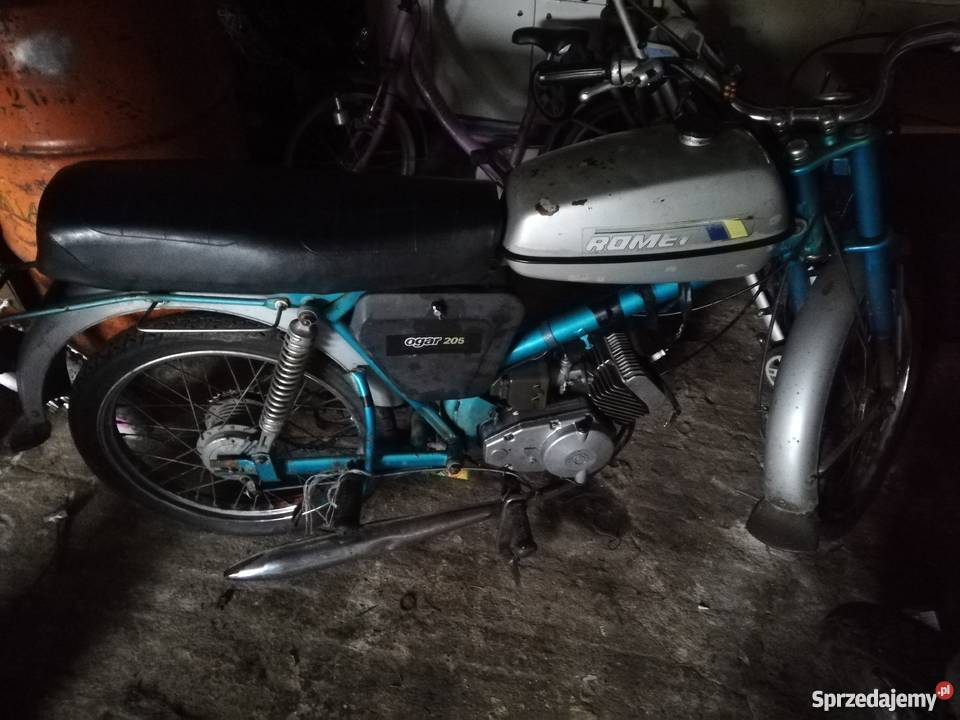 Rama Simson s51 z papierami Romet ogar 205 z Rok produkcji 1989