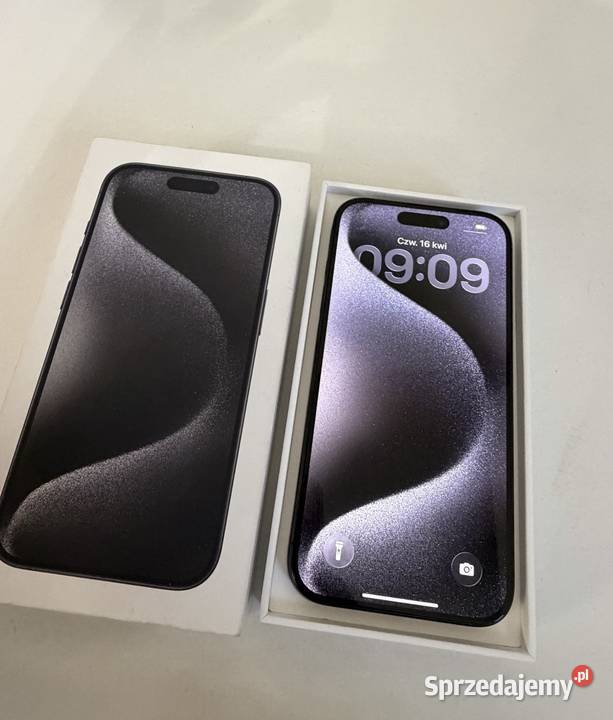 iPhone 15 pro 128 GB titanium black Telefony komórkowe Nowa Sól sprzedam