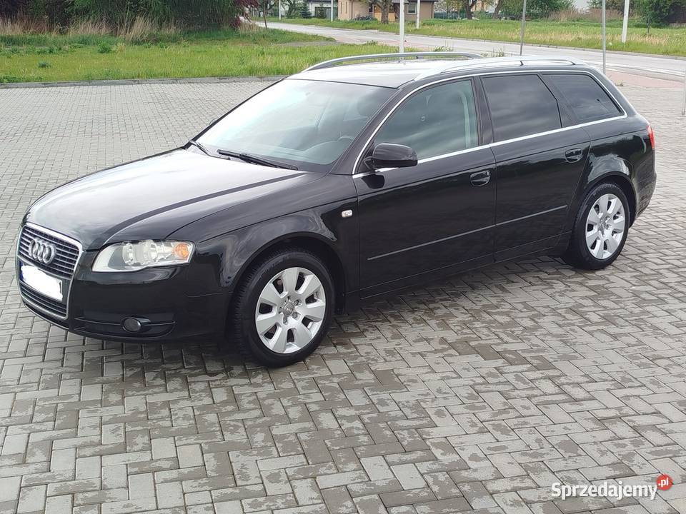 Czarne audi A4 B7 20 Benzyna Gaz sekwencja 2005 Zarejestrowany w Polsce Świdnik sprzedam