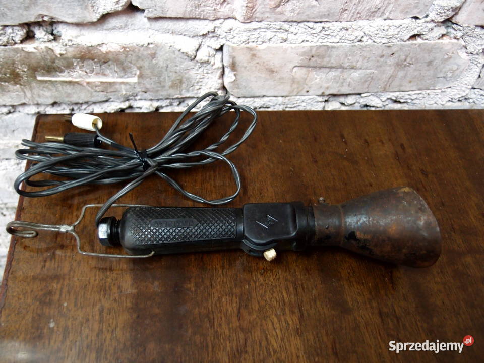 przenośna lampa samochodowa 12V produkcja PRL