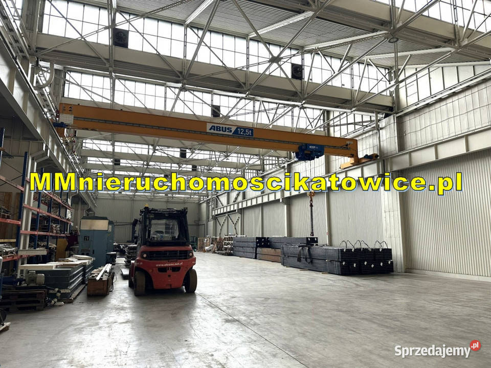 Magazyn do wynajęcia Katowice suwnice 12t bramy