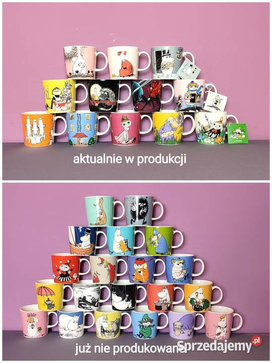 Muminki KUBEK Moomin Arabia Finland sygn KORONA Jasień